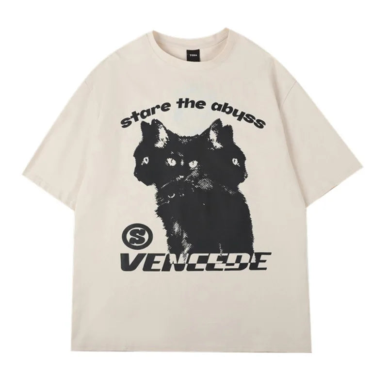 Hydra Cat Oversized T-Shirt – Y2K Streetwear Aesthetic