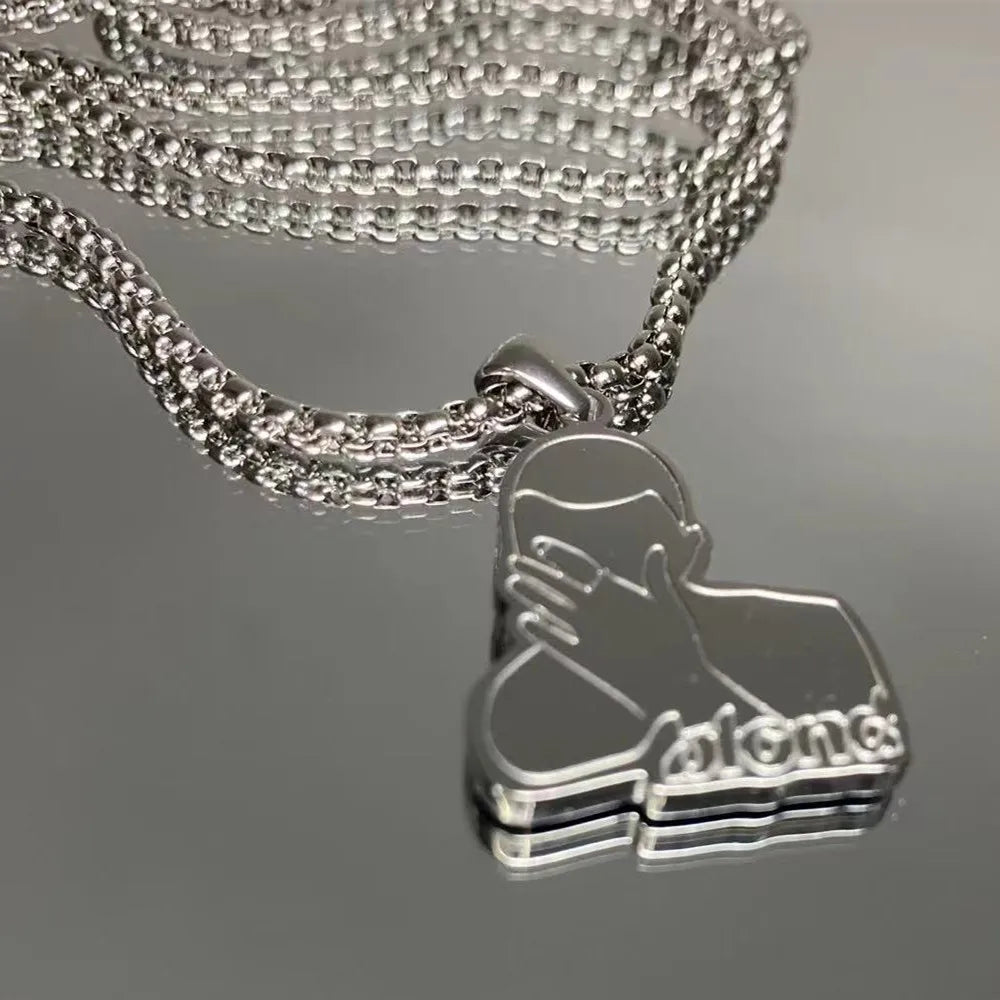 Frank Ocean Blonde Pendant Necklace – Hip Hop Style Jewelry