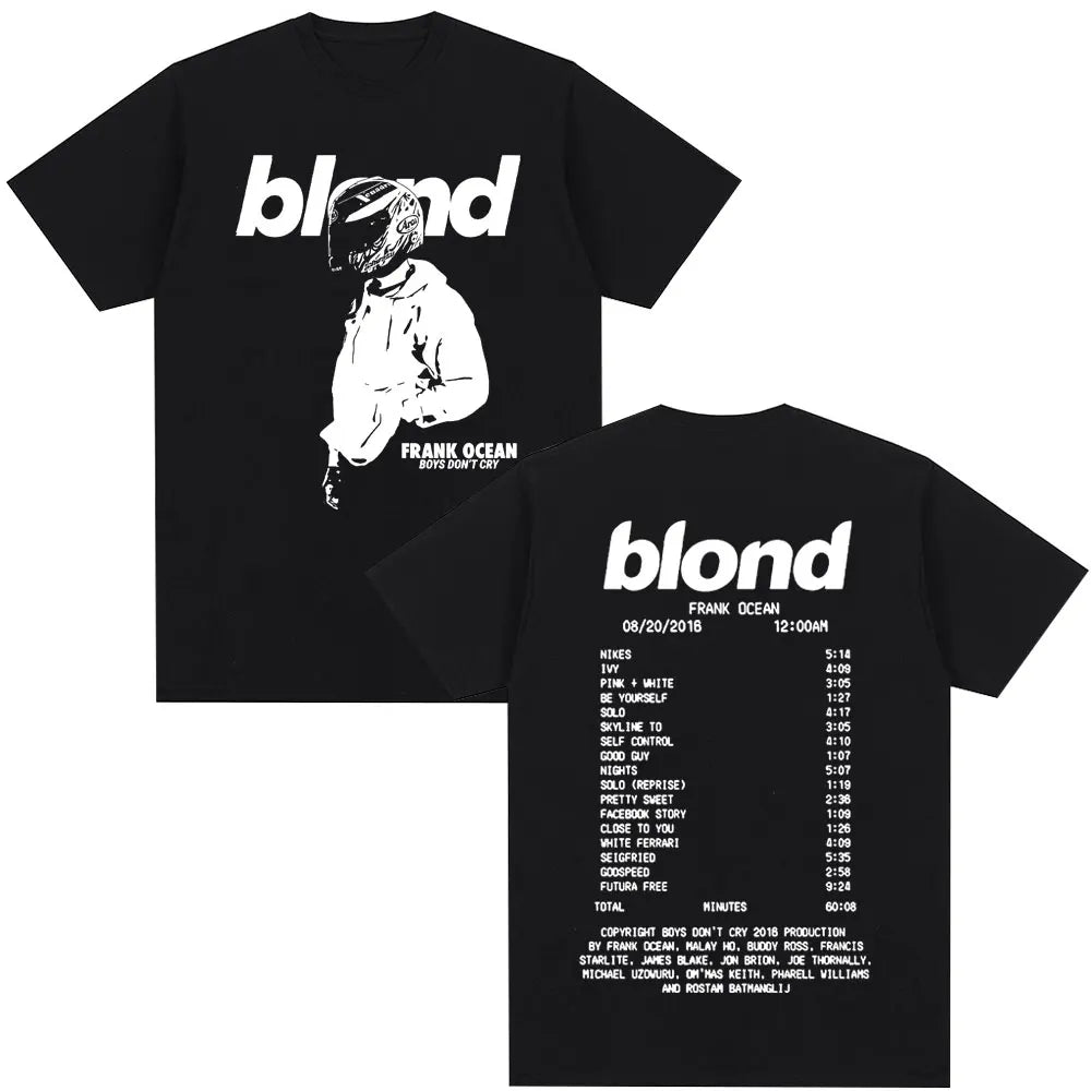 Frank Ocean Retro Graphic T-Shirt – Oversized Unisex Hip-Hop Streetwear Tee