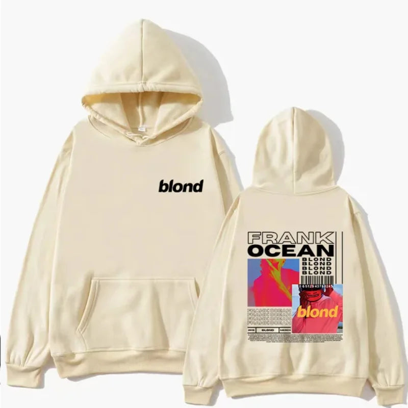 Frank Ocean "Blonde" Album Hoodie – Unisex Casual Sweatshirt for Fall/Winter