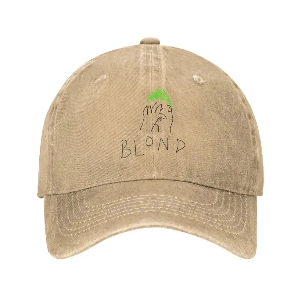 Vintage Frank Ocean "Blond" Distressed Snapback Cap – Unisex Streetwear Essential