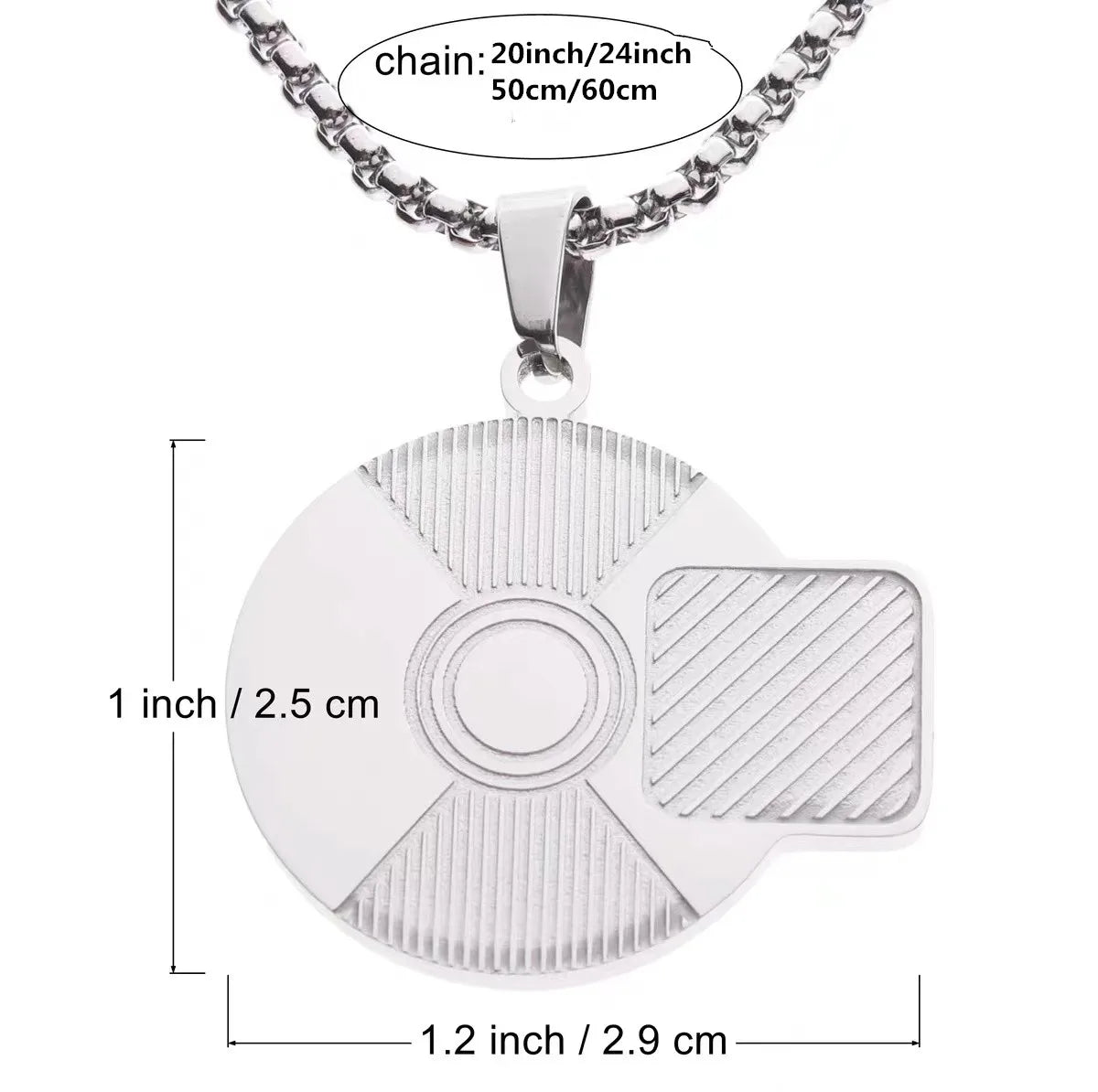 Kanye West "Yeezus" Pendant Necklace – Hip-Hop Streetwear Jewelry