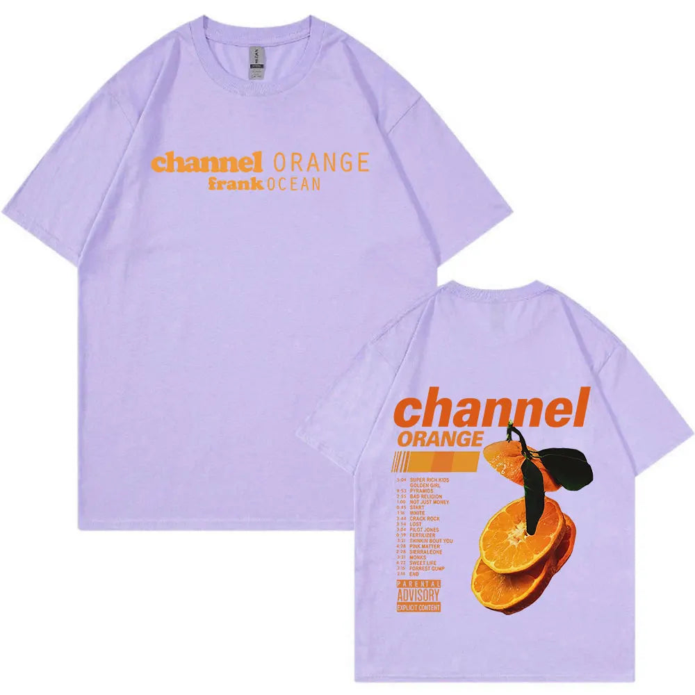 Frank Ocean "Channel Orange" & "Blonde" Graphic T-Shirt – Oversized Hip-Hop & R&B Streetwear