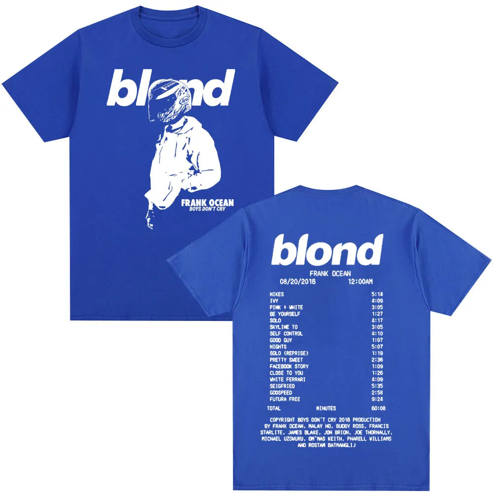 Frank Ocean Retro Graphic T-Shirt – Oversized Unisex Hip-Hop Streetwear Tee