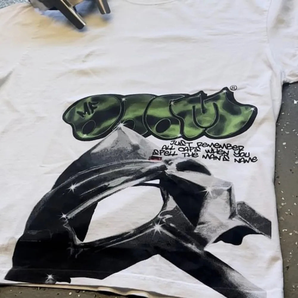 Vintage Gothic Hip-Hop T-Shirt Collection – MF DOOM & More