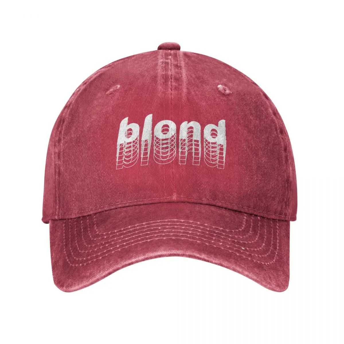 Frank Ocean "Blond" Distressed Denim Baseball Cap – Unisex Vintage Streetwear