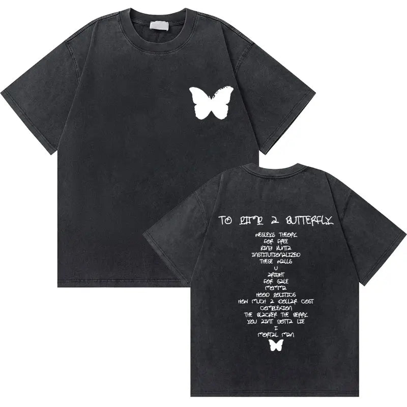 25 styles - Kendrick Lamar "Good Kid, M.A.A.D City" Vintage Washed T-Shirt – Hip-Hop Streetwear Essential