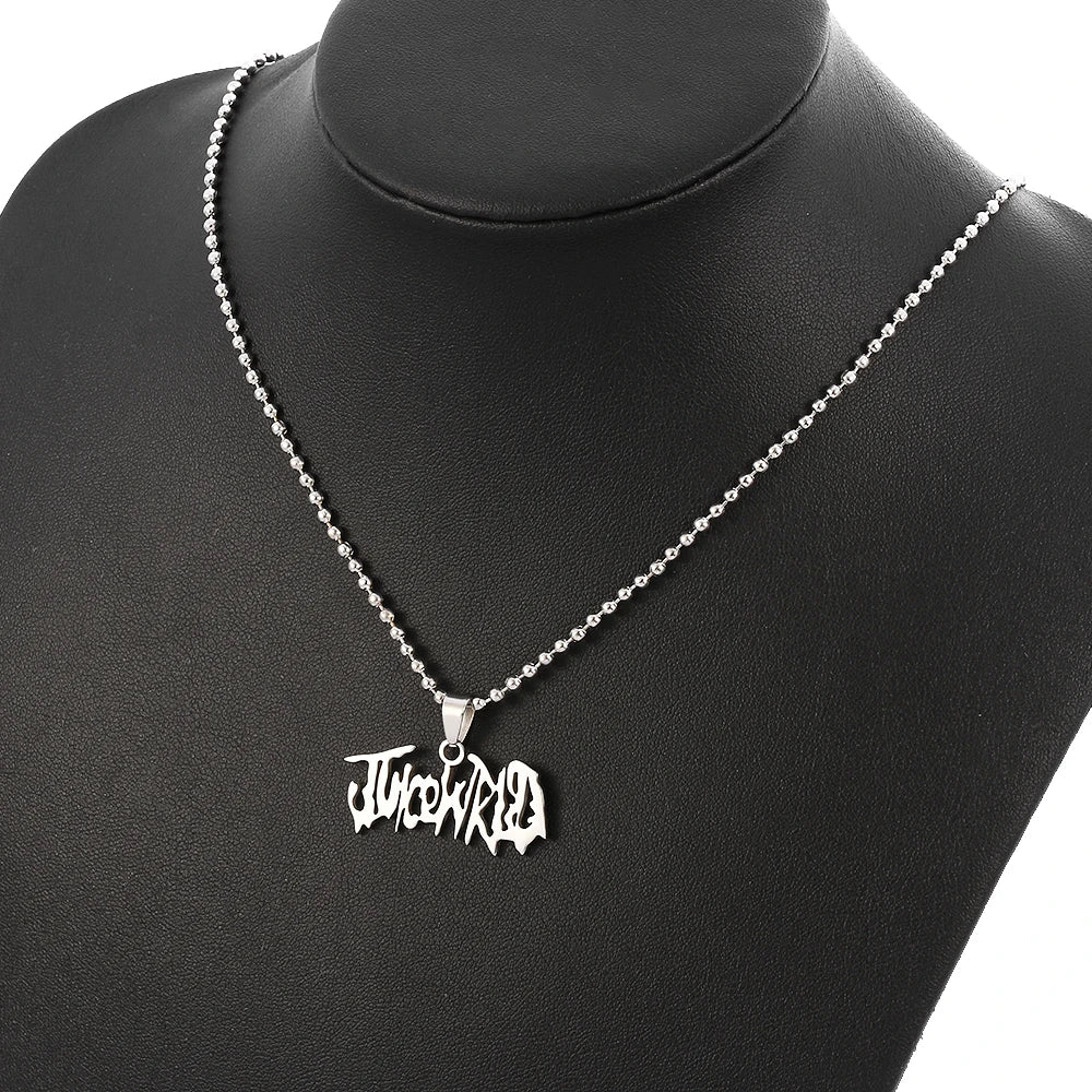 Juice WRLD Name Pendant Necklace – Memorial Jewelry