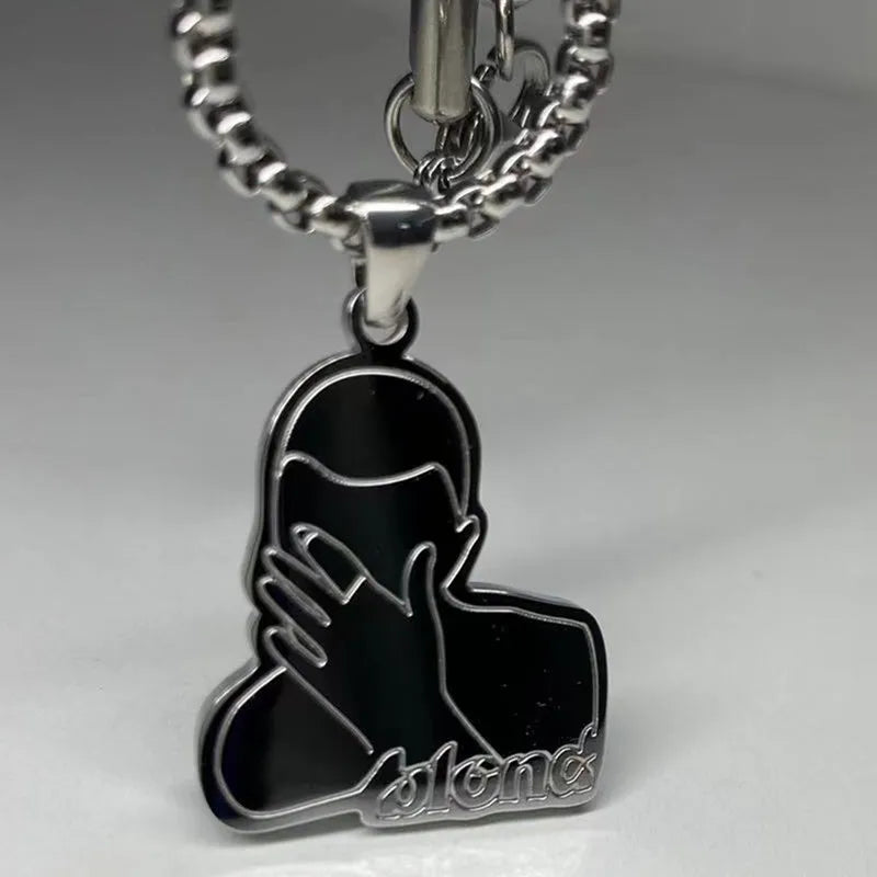 Frank Ocean Blonde Pendant Necklace – Hip Hop Style Jewelry