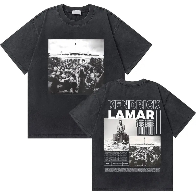 25 styles - Kendrick Lamar "Good Kid, M.A.A.D City" Vintage Washed T-Shirt – Hip-Hop Streetwear Essential