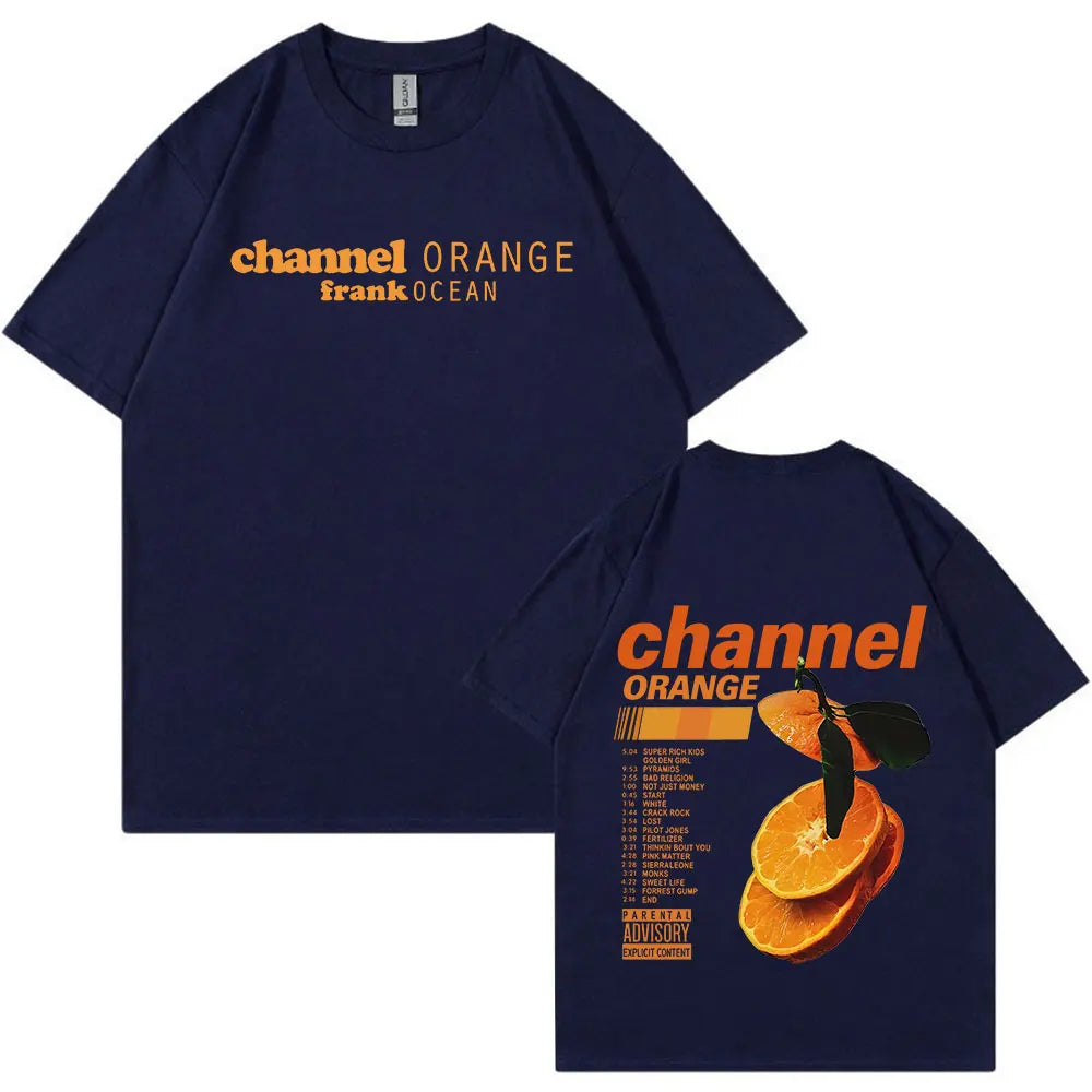 Frank Ocean "Channel Orange" & "Blonde" Graphic T-Shirt – Oversized Hip-Hop & R&B Streetwear