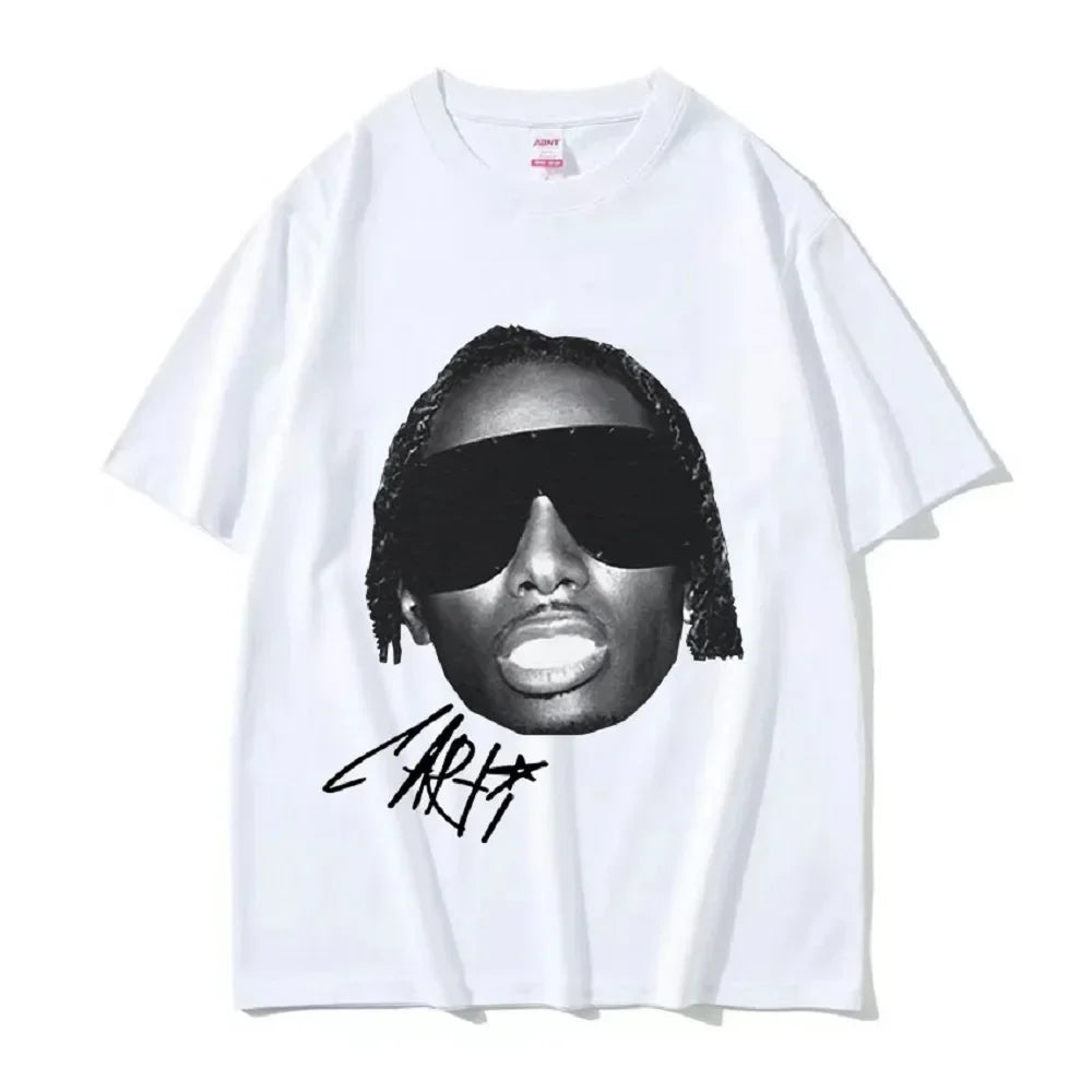 Playboi Carti Vintage Hip Hop Streetwear T-Shirt – Men's Casual Crew Neck