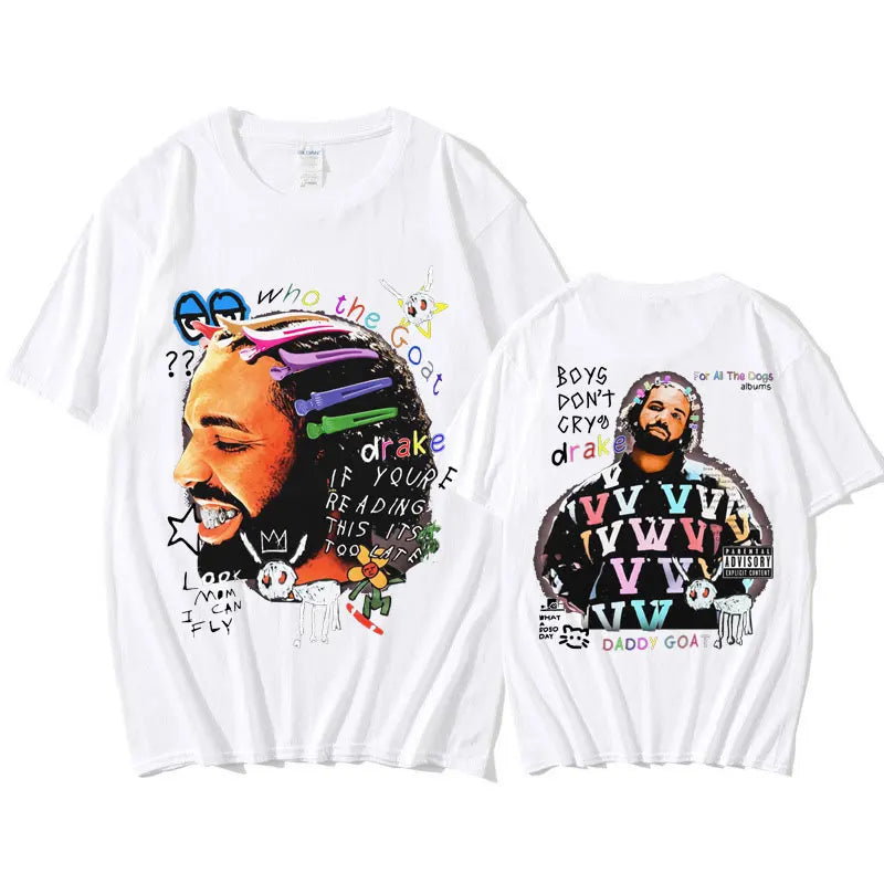 Drake Vintage Hip-Hop T-Shirt – Oversized Streetwear Essential