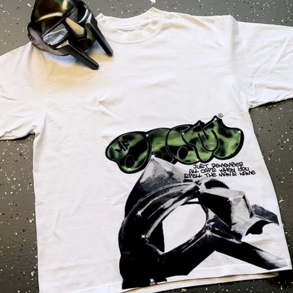 Vintage Gothic Hip-Hop T-Shirt Collection – MF DOOM & More