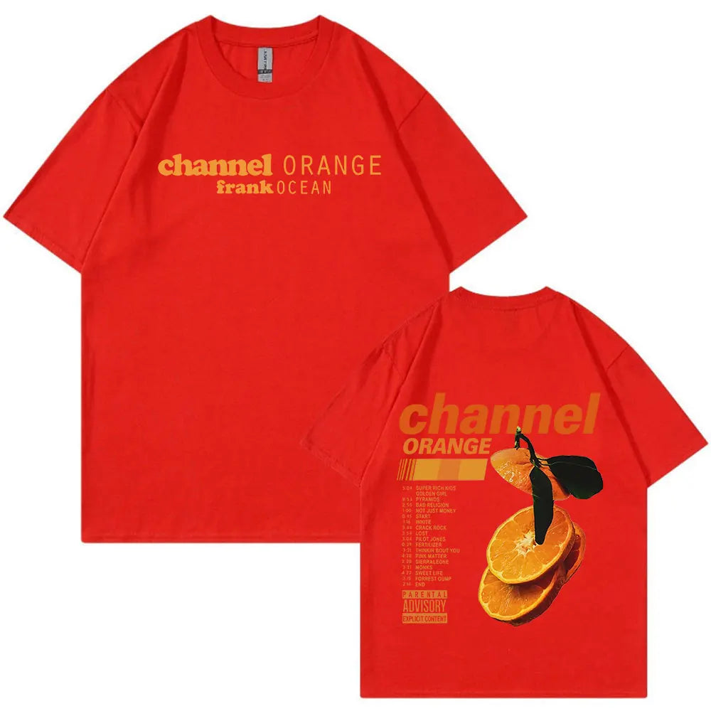 Frank Ocean "Channel Orange" & "Blonde" Graphic T-Shirt – Oversized Hip-Hop & R&B Streetwear