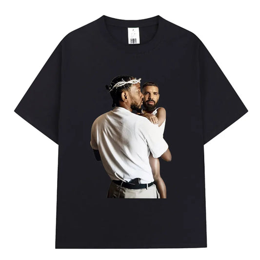 Kendrick Lamar vs. Drake Funny T-Shirt – Hip-Hop Vintage Streetwear Tee