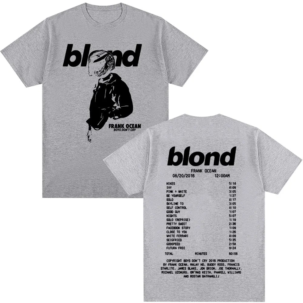 Frank Ocean Retro Graphic T-Shirt – Oversized Unisex Hip-Hop Streetwear Tee