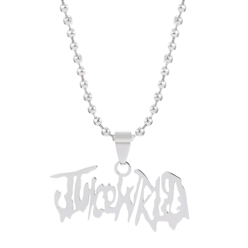 Juice WRLD Name Pendant Necklace – Memorial Jewelry