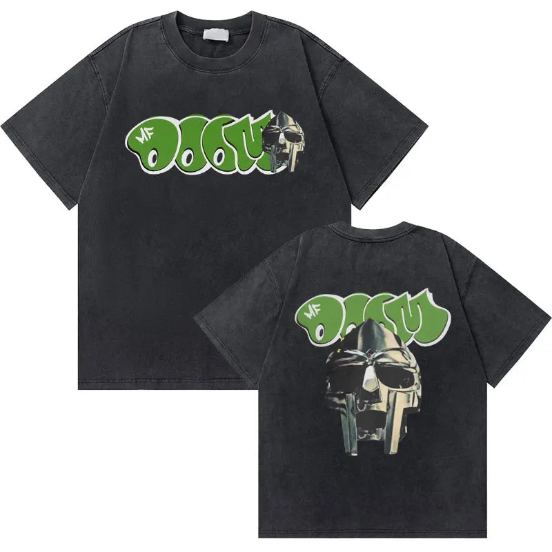 25 styles - MF DOOM "MM..FOOD" Doomsday Vintage T-Shirt – Oversized Hip-Hop Streetwear