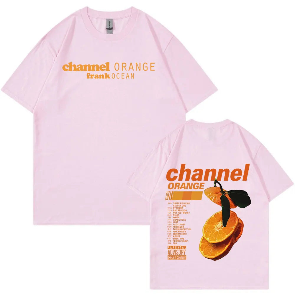 Frank Ocean "Channel Orange" & "Blonde" Graphic T-Shirt – Oversized Hip-Hop & R&B Streetwear