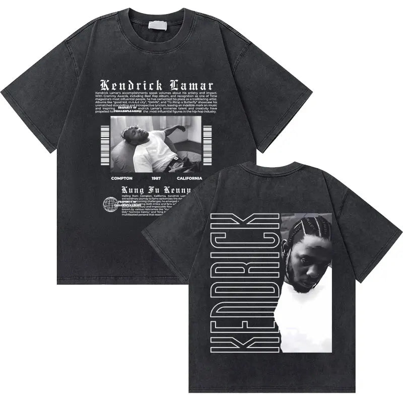 25 styles - Kendrick Lamar "Good Kid, M.A.A.D City" Vintage Washed T-Shirt – Hip-Hop Streetwear Essential