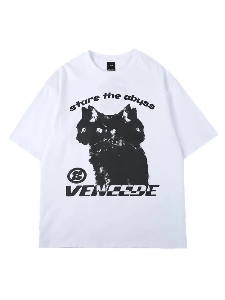 Hydra Cat Oversized T-Shirt – Y2K Streetwear Aesthetic