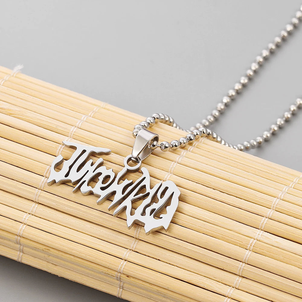 Juice WRLD Name Pendant Necklace – Memorial Jewelry