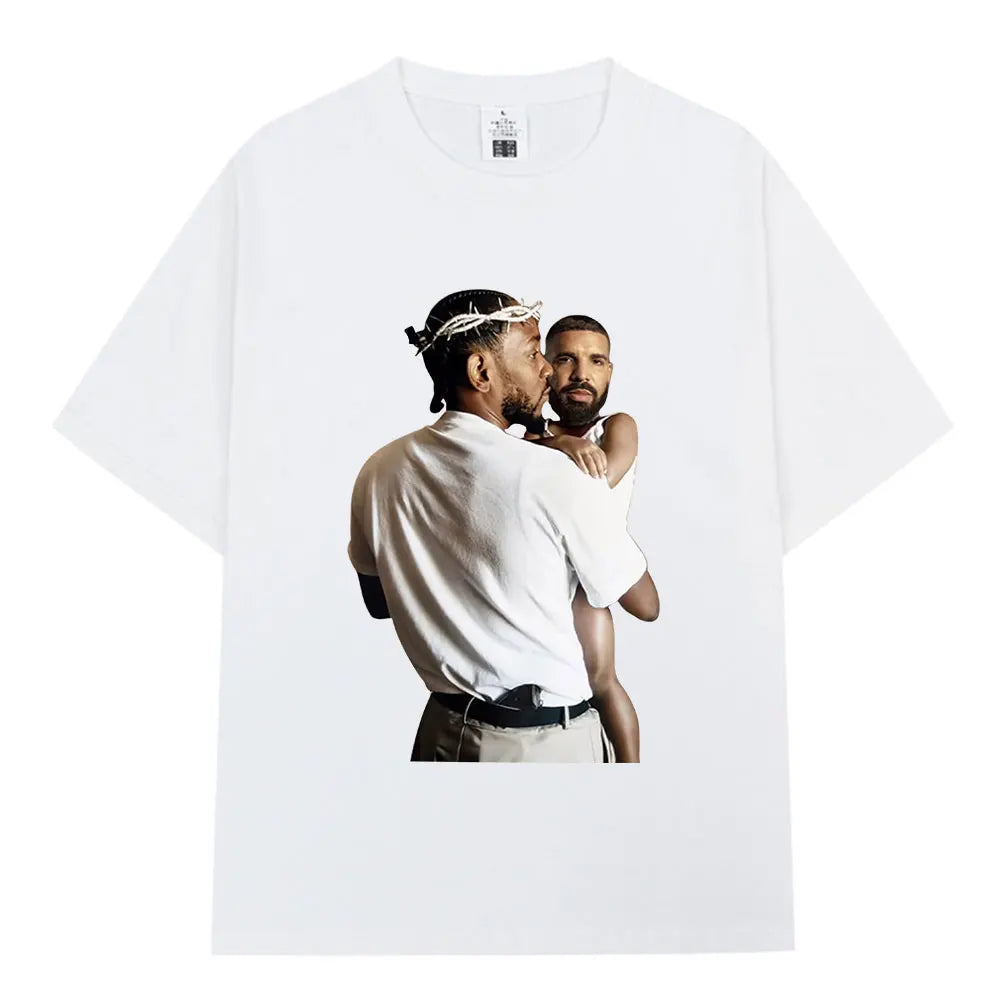 Kendrick Lamar vs. Drake Funny T-Shirt – Hip-Hop Vintage Streetwear Tee