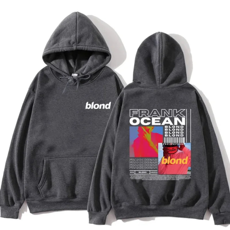 Frank Ocean "Blonde" Album Hoodie – Unisex Casual Sweatshirt for Fall/Winter