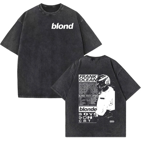 12 styles - Frank Ocean 2024 New Album Vintage Washed T-Shirt – Oversized Hip-Hop & R&B Streetwear