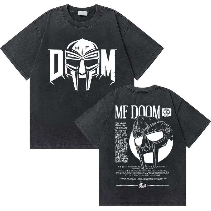 25 styles - MF DOOM "MM..FOOD" Doomsday Vintage T-Shirt – Oversized Hip-Hop Streetwear