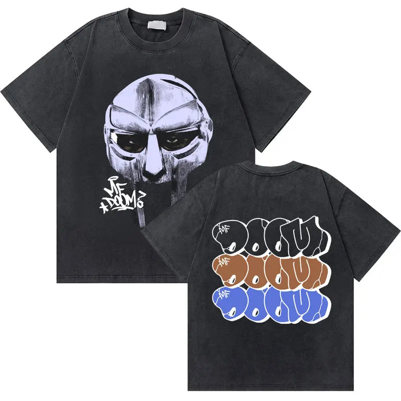 25 styles - MF DOOM "MM..FOOD" Doomsday Vintage T-Shirt – Oversized Hip-Hop Streetwear