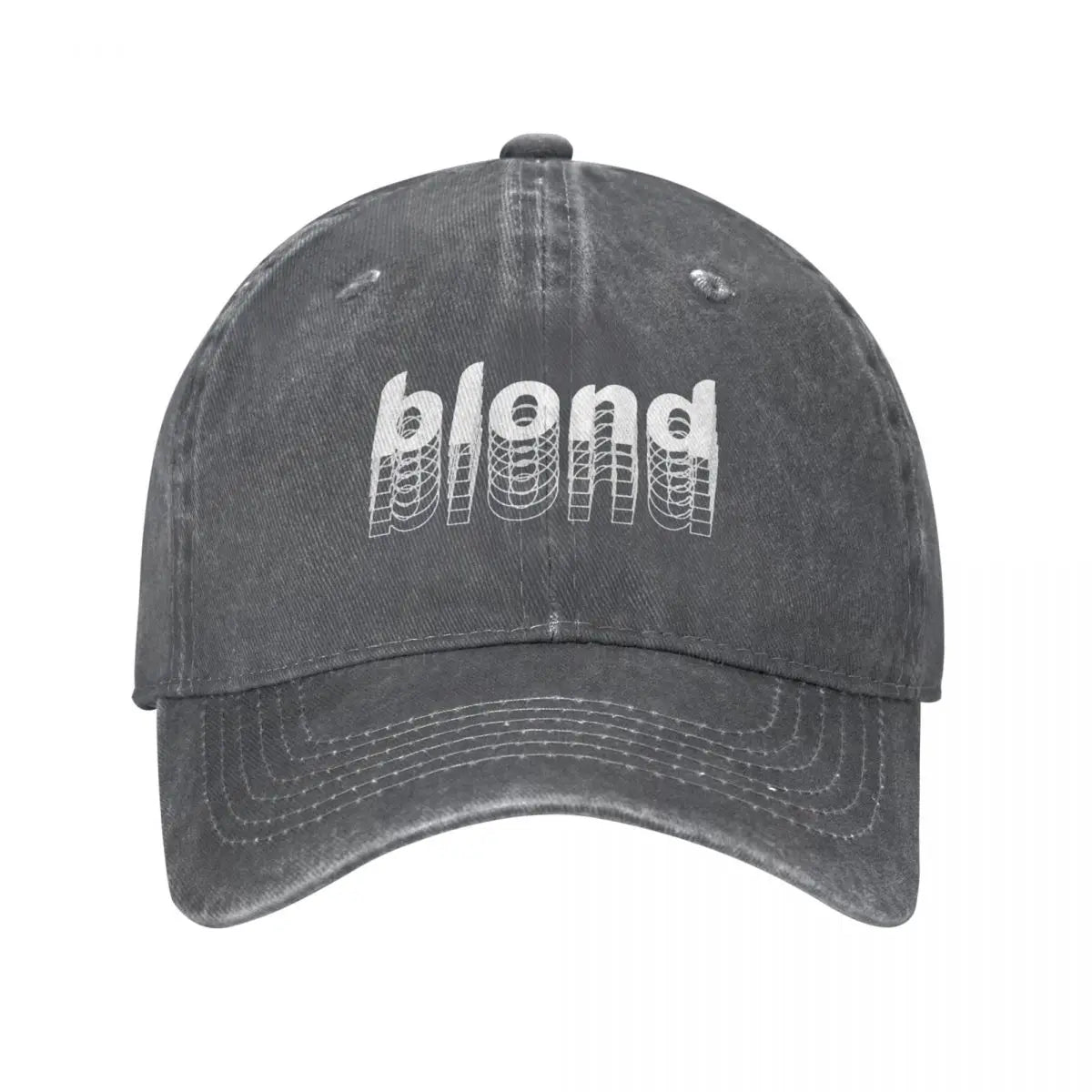 Frank Ocean "Blond" Distressed Denim Baseball Cap – Unisex Vintage Streetwear