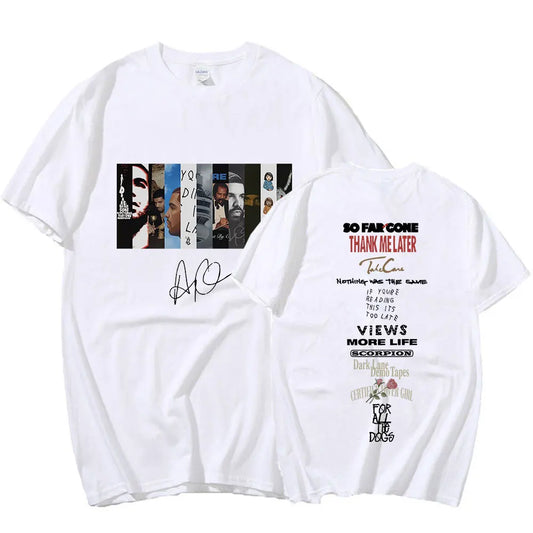 Drake Vintage Album Graphic T-Shirt – Oversized Hip-Hop Streetwear