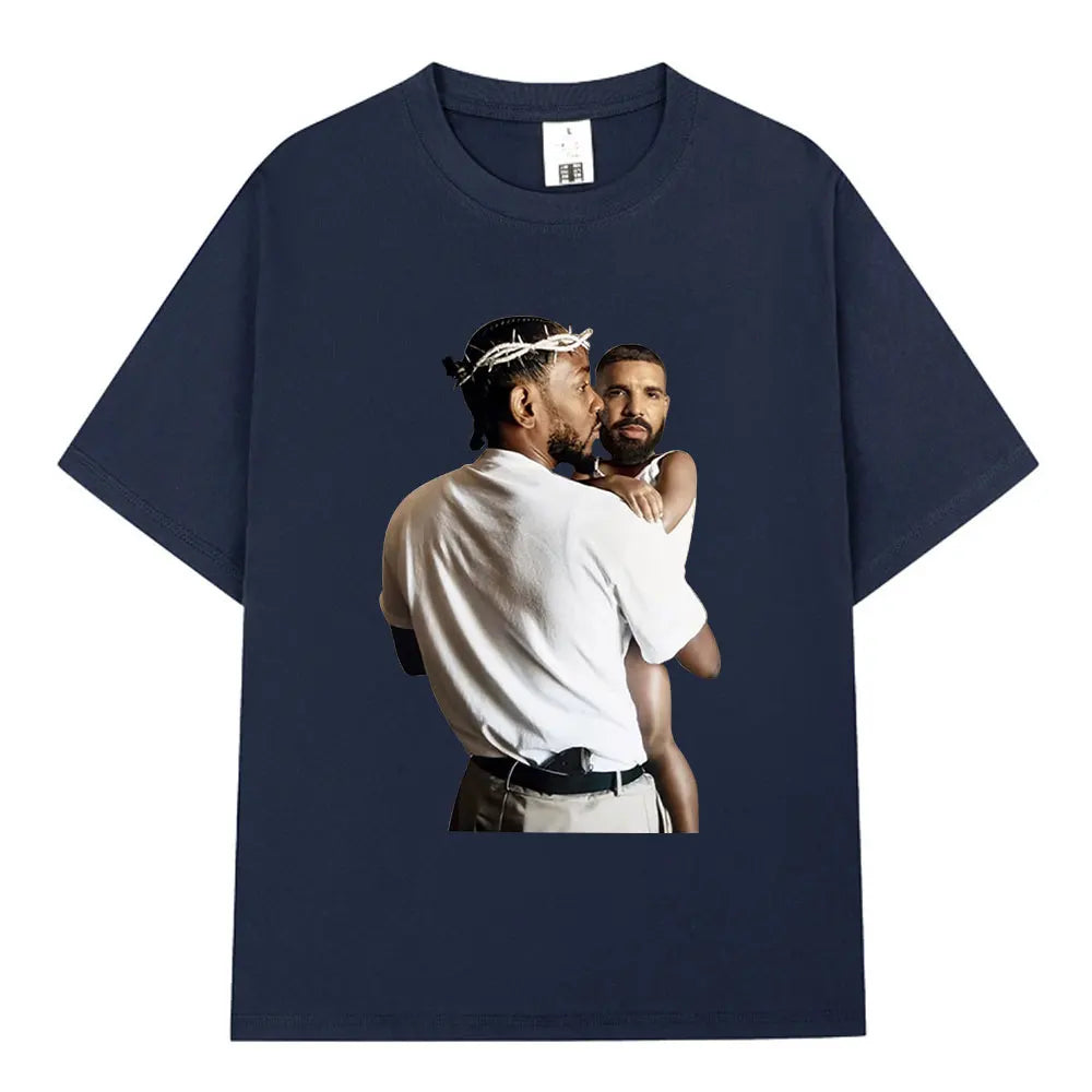 Kendrick Lamar vs. Drake Funny T-Shirt – Hip-Hop Vintage Streetwear Tee