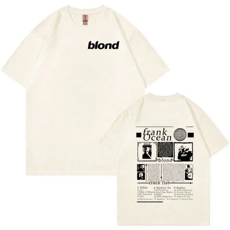 7 styles - Frank Ocean Retro Graphic T-Shirt – Oversized Y2K Hip-Hop Streetwear