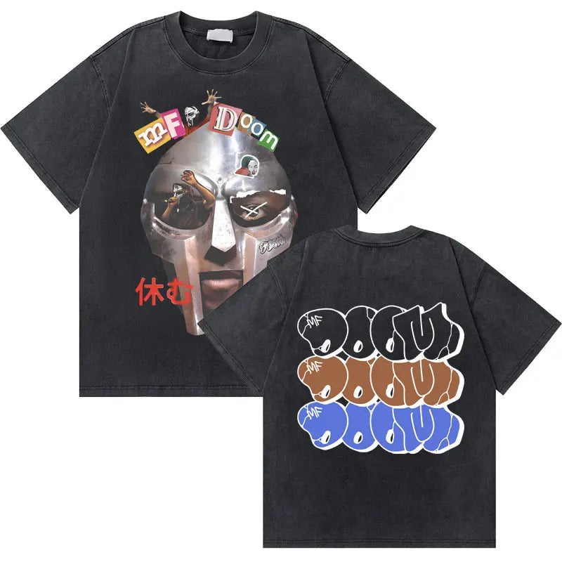 25 styles - MF DOOM "MM..FOOD" Doomsday Vintage T-Shirt – Oversized Hip-Hop Streetwear