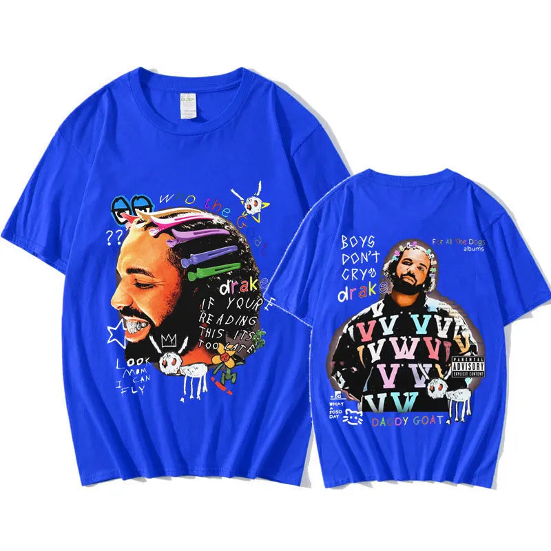 Drake Vintage Hip-Hop T-Shirt – Oversized Streetwear Essential