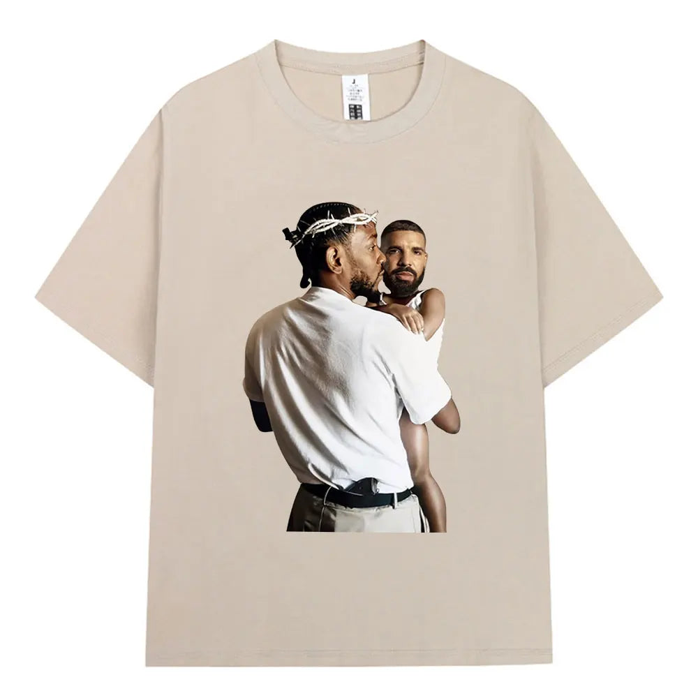 Kendrick Lamar vs. Drake Funny T-Shirt – Hip-Hop Vintage Streetwear Tee