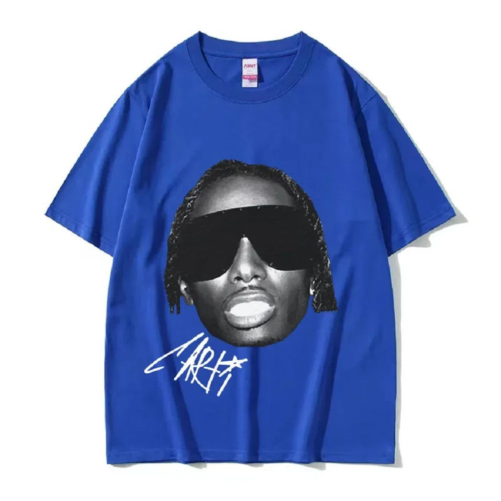 Playboi Carti Vintage Hip Hop Streetwear T-Shirt – Men's Casual Crew Neck