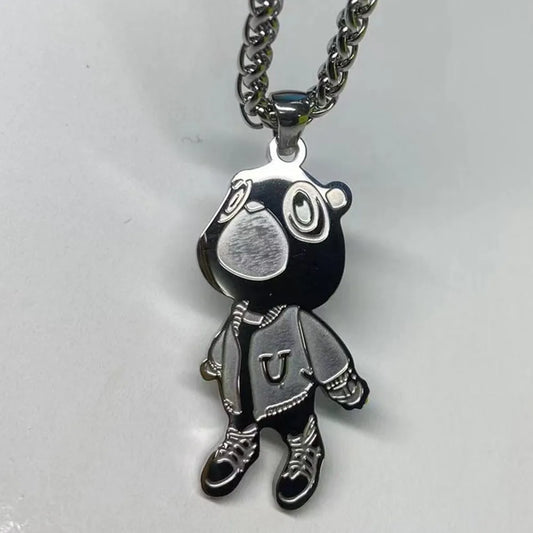 Graduation Bear Kanye Necklace