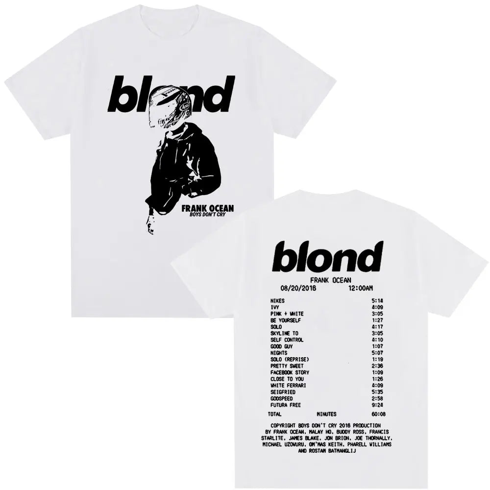 Frank Ocean Retro Graphic T-Shirt – Oversized Unisex Hip-Hop Streetwear Tee