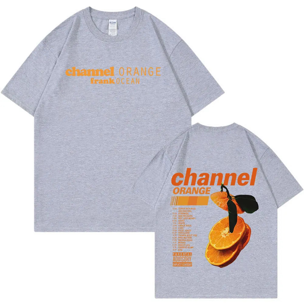 Frank Ocean "Channel Orange" & "Blonde" Graphic T-Shirt – Oversized Hip-Hop & R&B Streetwear