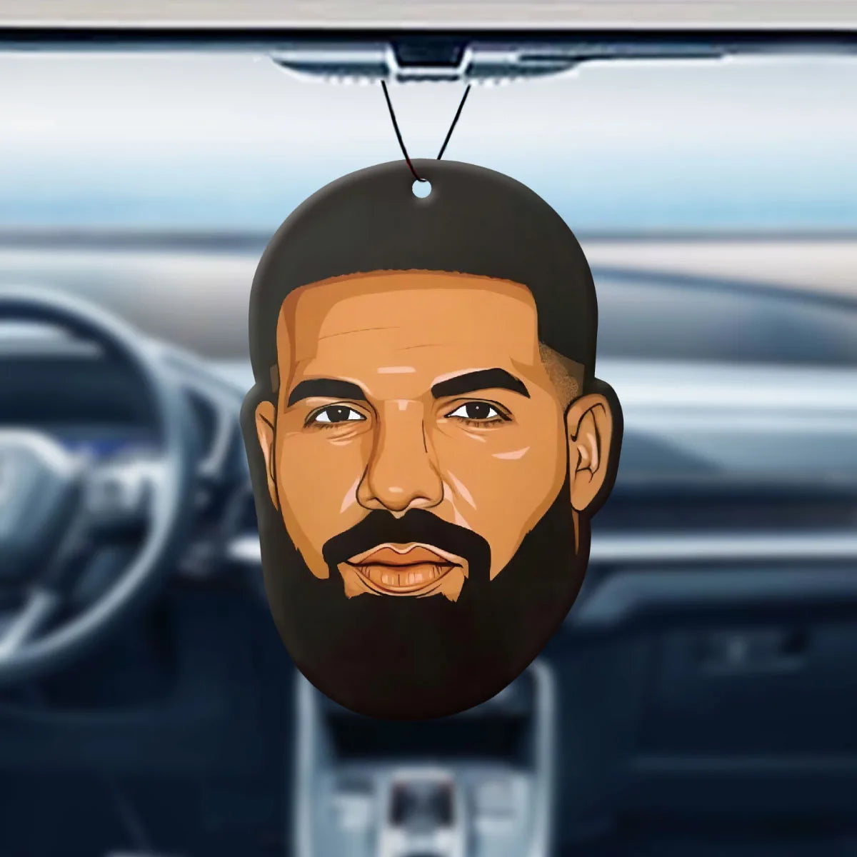 Drake Face Car Air Freshener – Natural Scent & Stylish Vibes