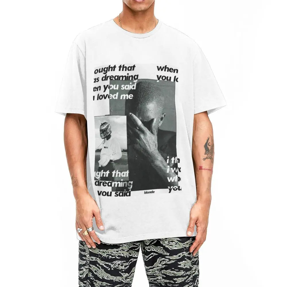 Frank Ocean "Blonde" Ivy Poster T-Shirt – Vintage Streetwear Essential