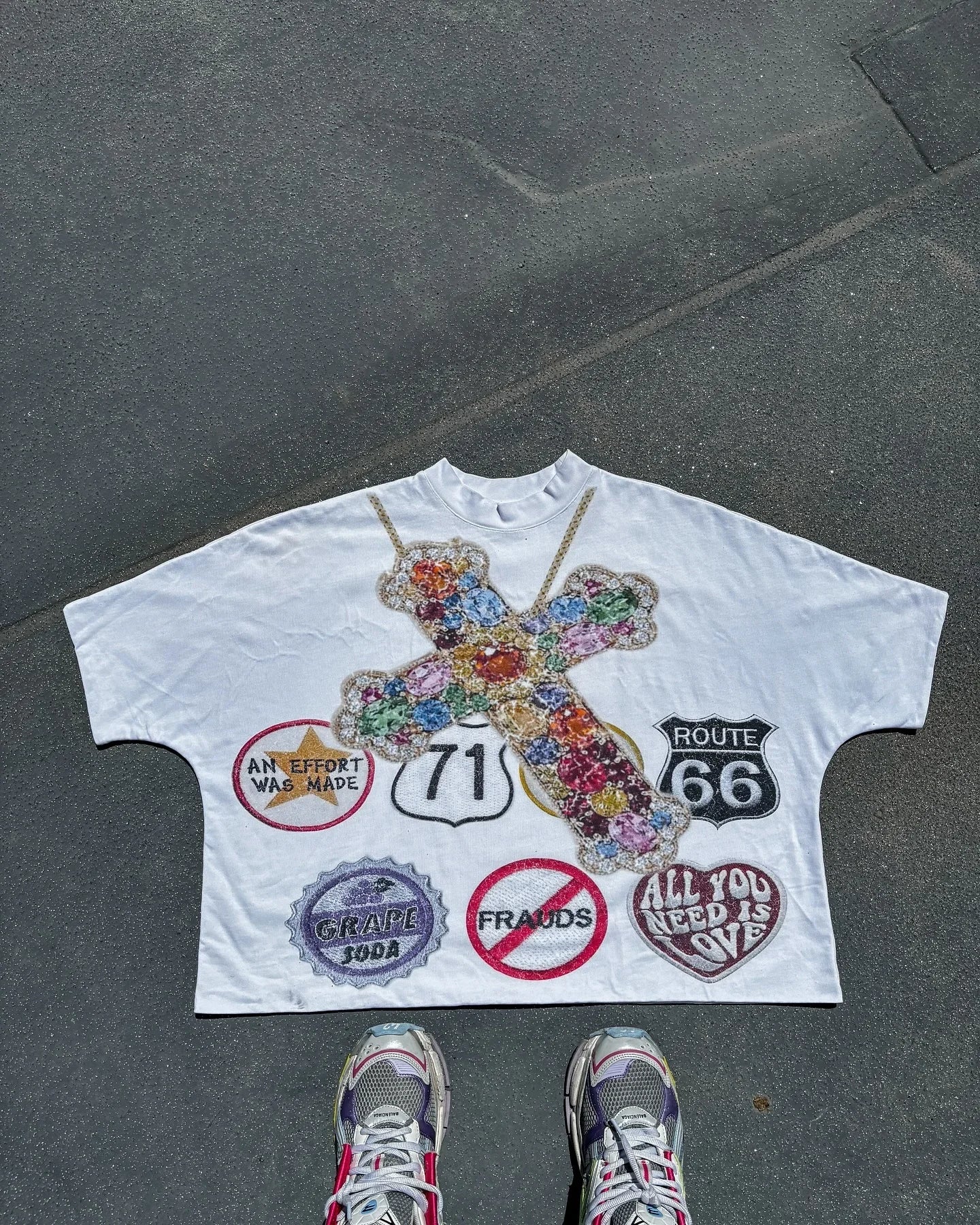 Japanese Streetwear Oversized Tee – Y2K Harajuku Style