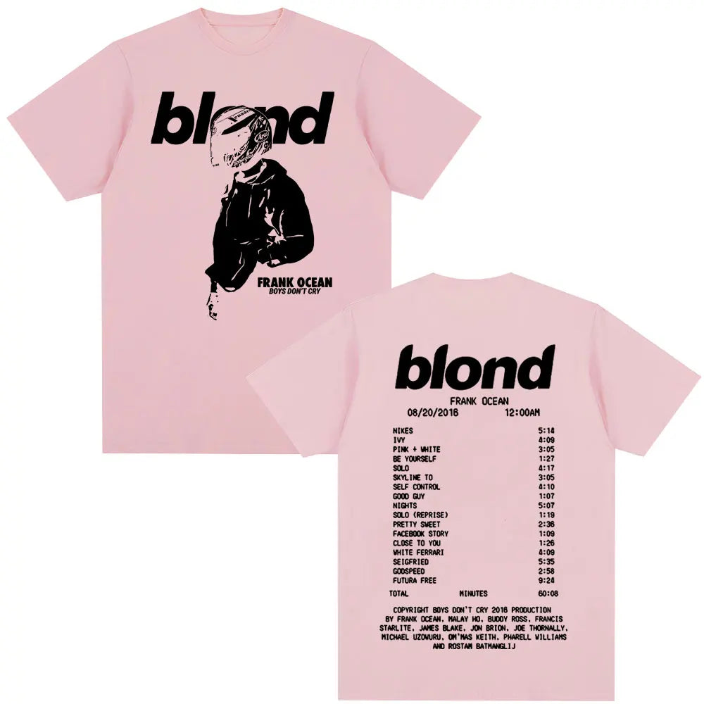 Frank Ocean Retro Graphic T-Shirt – Oversized Unisex Hip-Hop Streetwear Tee