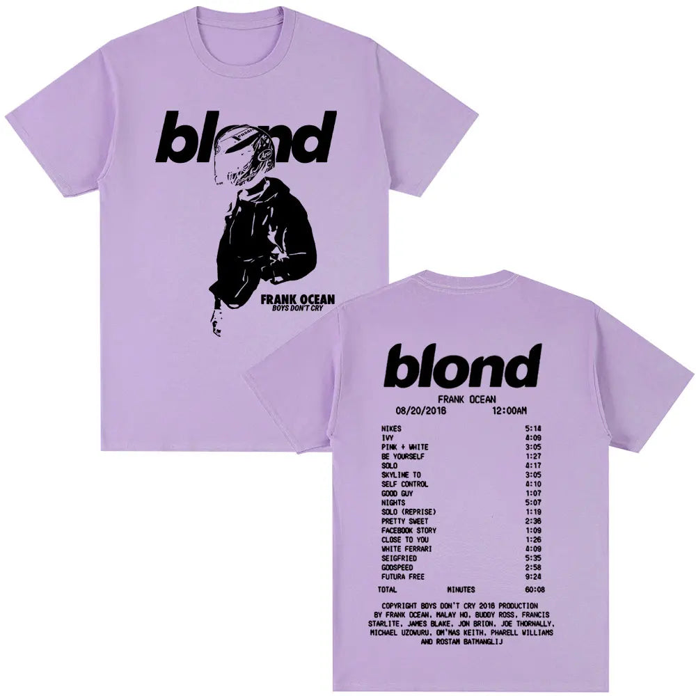 Frank Ocean Retro Graphic T-Shirt – Oversized Unisex Hip-Hop Streetwear Tee