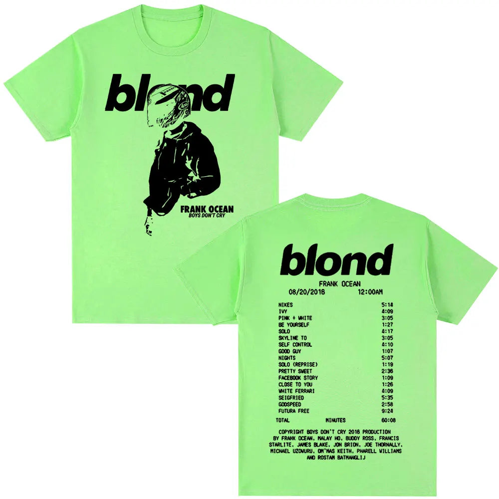 Frank Ocean Retro Graphic T-Shirt – Oversized Unisex Hip-Hop Streetwear Tee