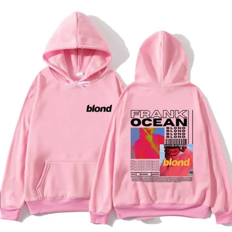 Frank Ocean "Blonde" Album Hoodie – Unisex Casual Sweatshirt for Fall/Winter